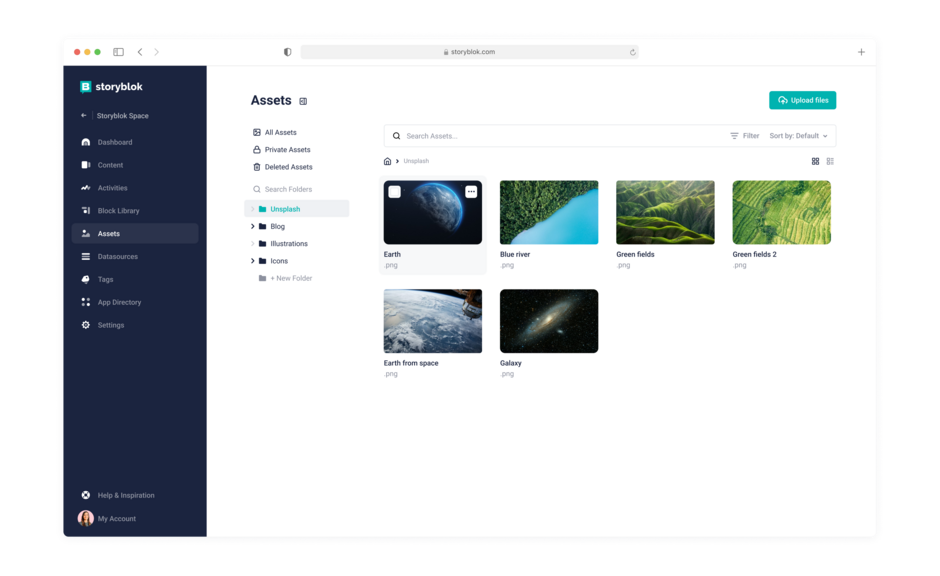 Storyblok Assets